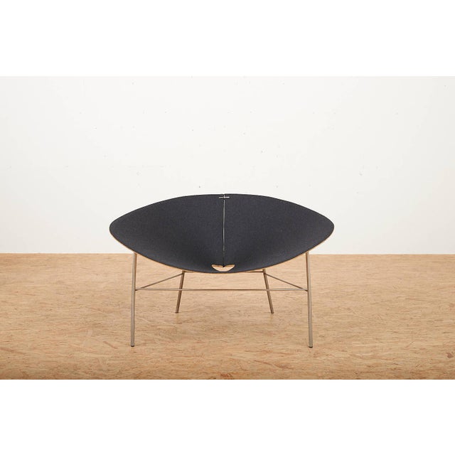 Shell Chair with Base in Matte Metal by Piergiorgio Cazzaniga for Living Divani, 2000 For Sale - Image 12 of 12