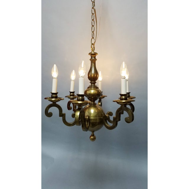 Classic style, quality craftsmanship, are the hallmarks of the Chapman Manufacturing Company. This solid brass 6 arm...
