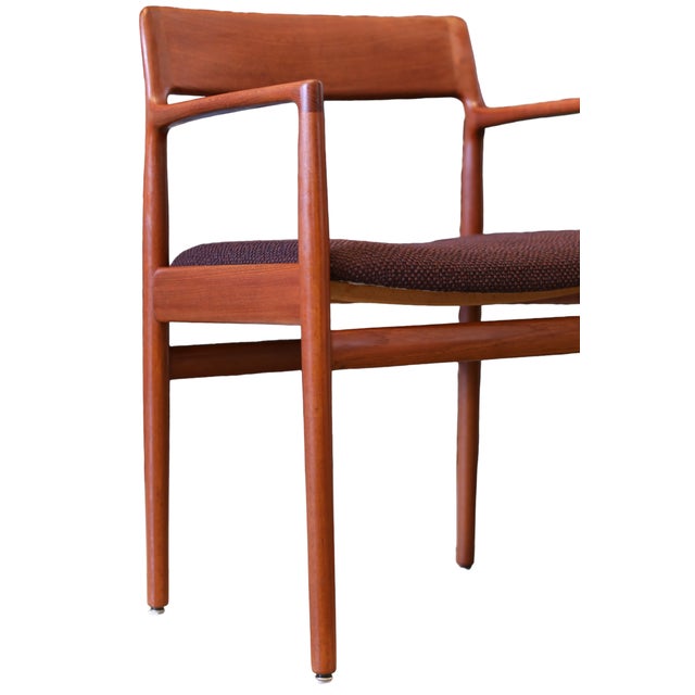 Model 152 Armchair in Teak and Kvadrat Upholstery by J. Nørgaard, 1960s For Sale - Image 14 of 18