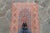1930s Vintage Medallion Floral Rug Brick Red Blue Hand Knotted Wool Pile Rug - 4’ X 6’6” For Sale - Image 4 of 10