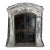 19th C. French Architectural Dormer Mirror For Sale