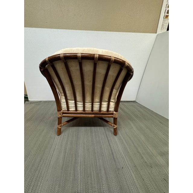 Sand McGuire Furniture Modern Organic Rattan Lounge Chair For Sale - Image 8 of 12