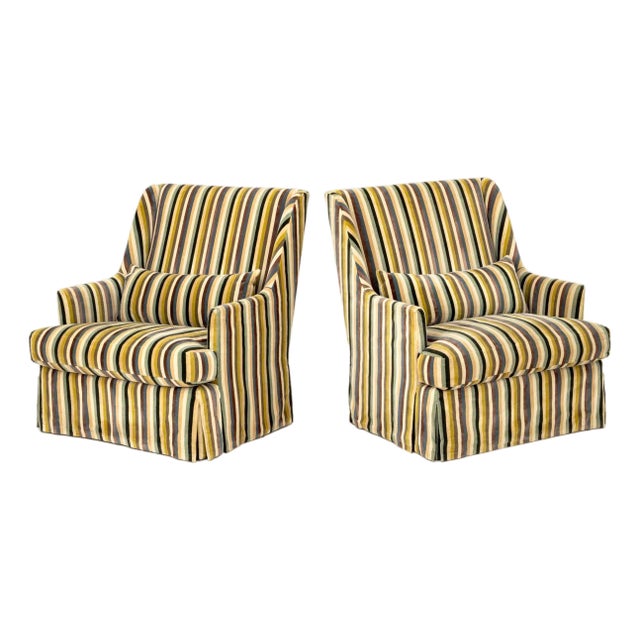 John Saladino "Tejas" Armchairs, Pair For Sale
