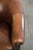 Brown English-Style Club Chair in Sheepskin Leather For Sale - Image 8 of 14