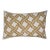 Pair of 16" x 24" Linen cushions with the pattern "Odelette" from Antoinette Poisson's domino papers collection. Duck...