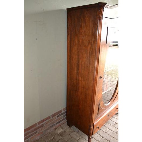 Antique Walnut Display Bookcase For Sale - Image 6 of 10