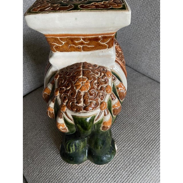 Plant Holder or Elephant Stool For Sale - Image 4 of 7