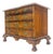 Light Mahogany Ball & Claw Feet Brass Hardware 4 Drawers Bachelor Chest Dresser For Sale