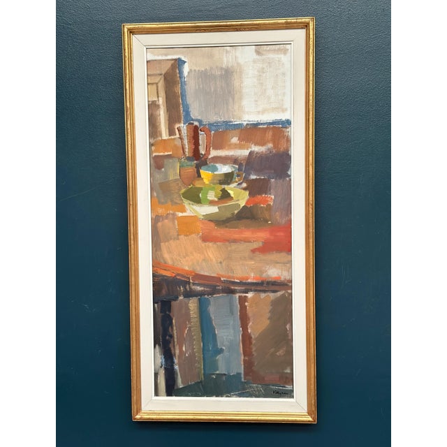 Ingvar Hällgren, Still Life, 1950s, Oil Painting on Canvas, Framed For Sale - Image 13 of 18