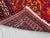 Orange Vintage Turkish Hand-Knotted Tribal Wool Rug, Red and Orange Geometric Persian Rug, For Sale - Image 8 of 8