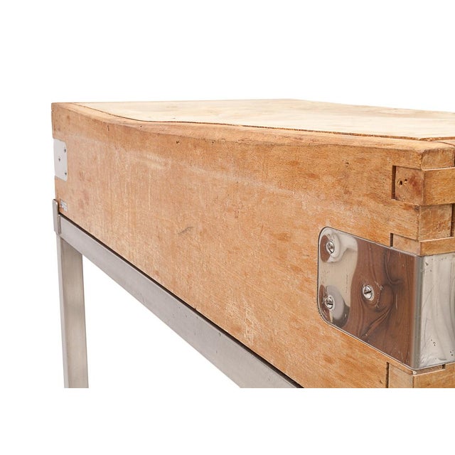 Mid-Century Butcher's Block, 1960s For Sale - Image 6 of 14