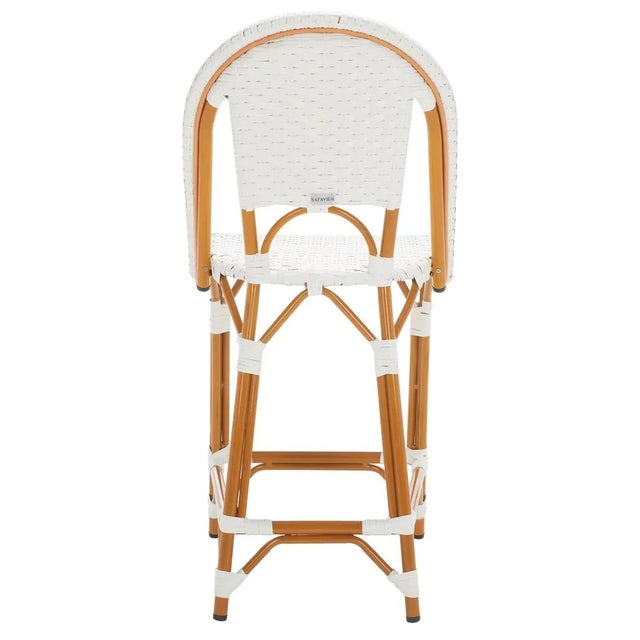 Wood California Counter Stool - White For Sale - Image 7 of 10