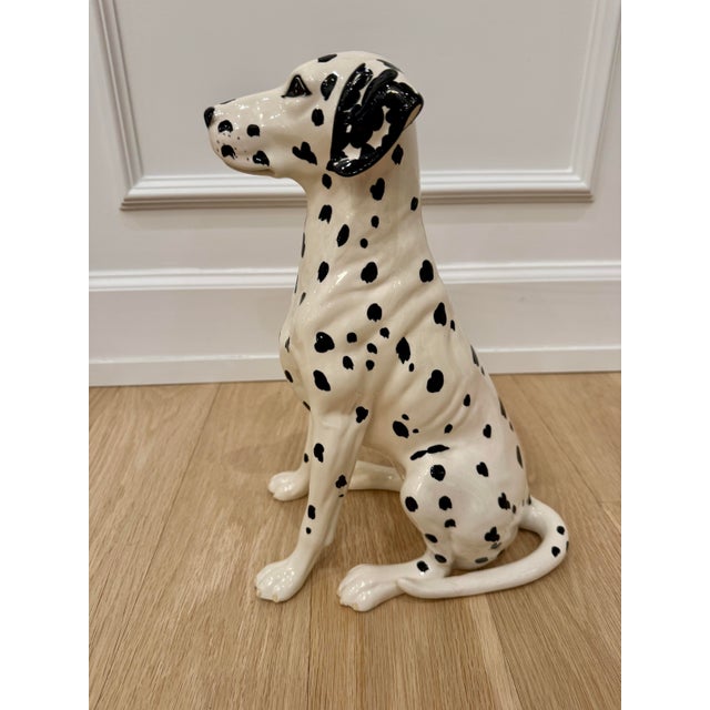 Large Vintage Beswick England Fireside Dalmatian Dog Statue – Model 2271 (Early Royal Doulton) For Sale In Chicago - Image 6 of 11