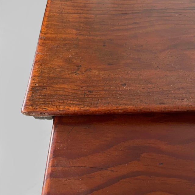 Italian Wooden Nesting Coffee Tables, Late 19th Century, Set of 3 For Sale - Image 9 of 18
