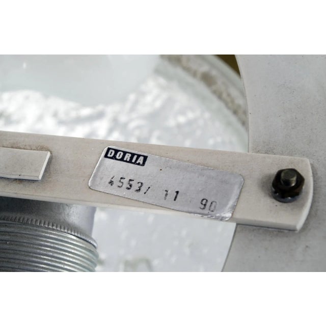 Mid-Century Ice Glass Chandelier from Doria For Sale - Image 10 of 15