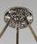 Loys Lucha French Art Deco Pendant Light 1930s - Enameled Terracotta Hydrangea Bowl For Sale - Image 10 of 13