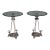 Gorgeous Pair Verdi Gris Bronze Circular Neoclassical Italian Gueridons Tables For Sale