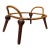 Jens Quistgaard for Dansk Designs Casserole Stand Anker Line Rattan Teak For Sale