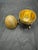 Mid 20th Century VTG Cream Pink Green Cloisonne Enamel Brass Egg on Stand Lift Off Trinket Box 6" For Sale - Image 5 of 11