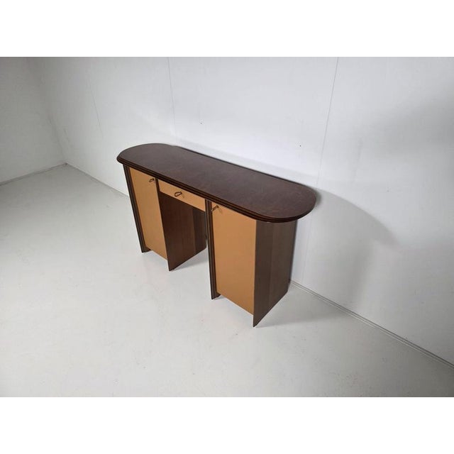 Wood Artona Cabinet in Walnut and Burlwood by Afra & Tobia Scarpa for Maxalto, Italy, 1970s For Sale - Image 7 of 7