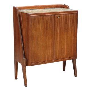 Small Wooden Sideboard, 1950s-1960s For Sale