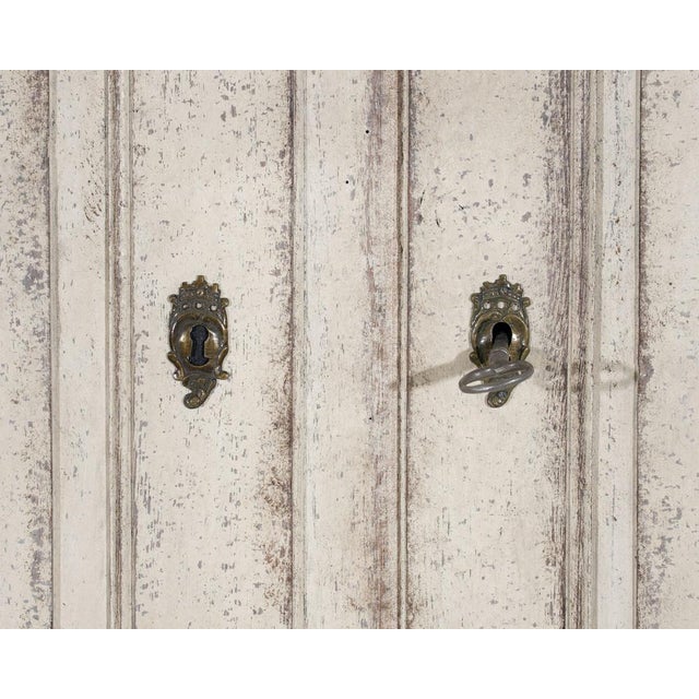 Ivory 2-Part Swedish Bureau, 1790s For Sale - Image 8 of 12