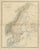Antique Map of Sweden with Norway and Denmark with the Malström, 1858 For Sale - Image 9 of 9