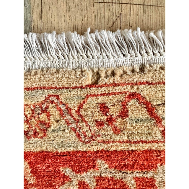 Vintage Afghan Wool Rug attributed to Ziegler & Co., 1950s For Sale - Image 9 of 17