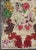 American Antique American Hooked Rug With Red Rose, Brown, Green, Yellow Flower Bouquets For Sale - Image 3 of 8