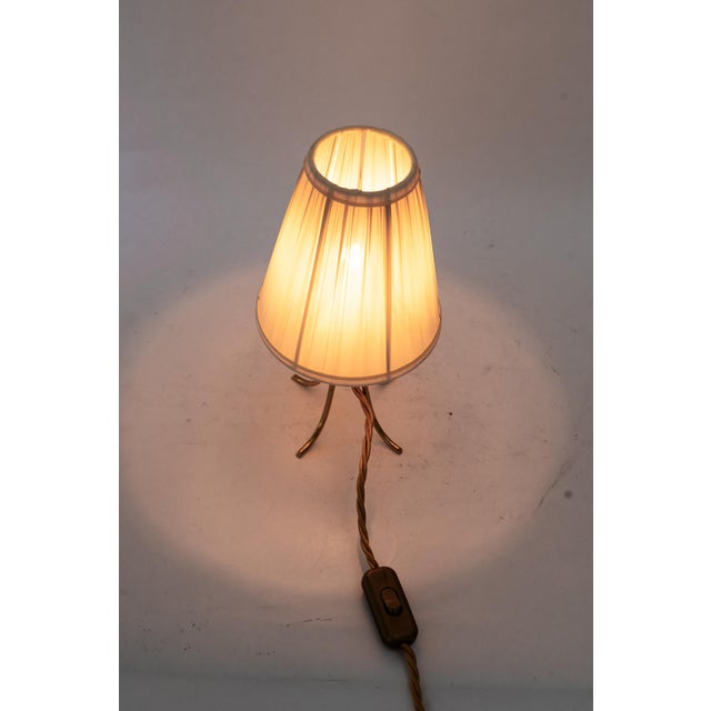 Brass Table Lamp, Vienna, 1960s For Sale - Image 6 of 14