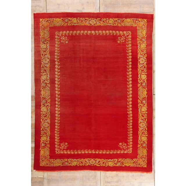 Late 19th Century Turkish Oushak Rug, 08'11 X 11'11 For Sale - Image 10 of 10