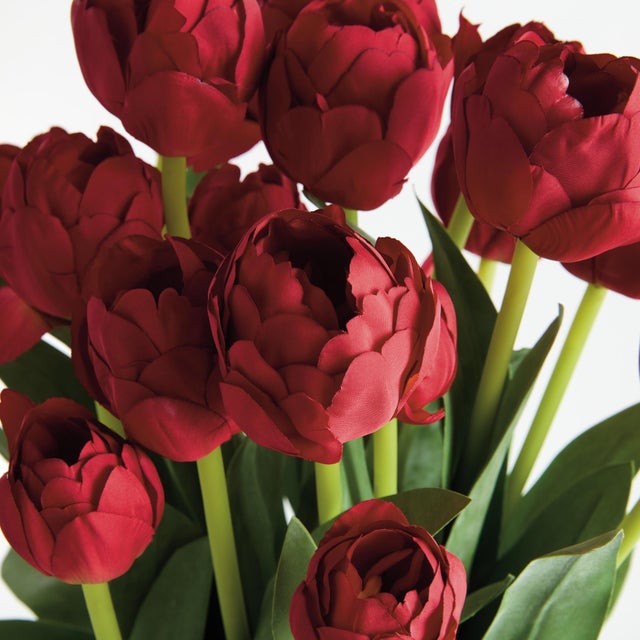 100% realistic a perfect copy of nature. This Peony Tulip dropin is a nomaintenance work of art. A beautiful standalone...
