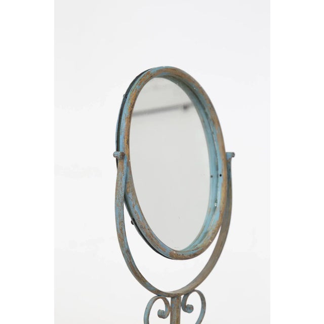 Wrought Iron Vanity Mirror, 1890s For Sale - Image 6 of 10