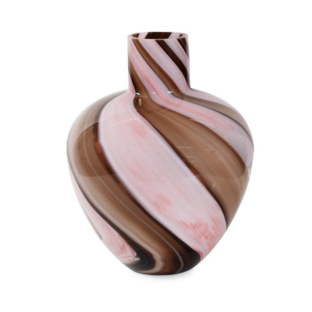 Neapolitain Glass Vase- Small For Sale In Chicago - Image 6 of 10