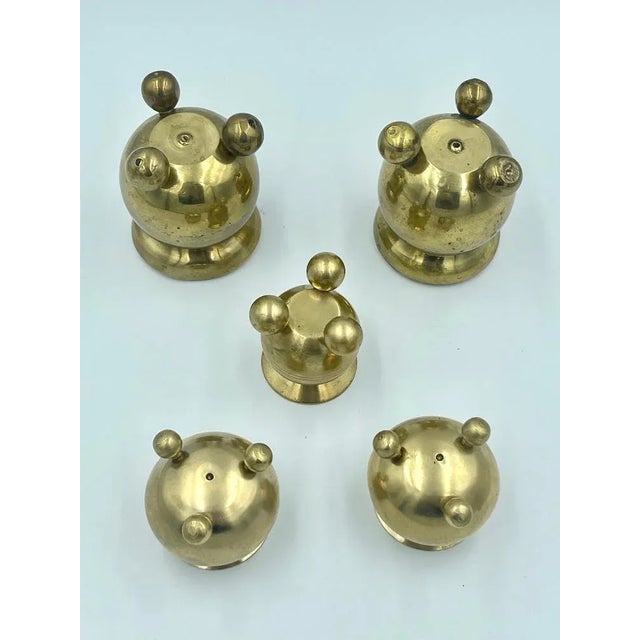 Dimensions for smaller ones: height 4.3 x diameter 4.1 This piece is attributed to the mentioned designer/maker. It has no...