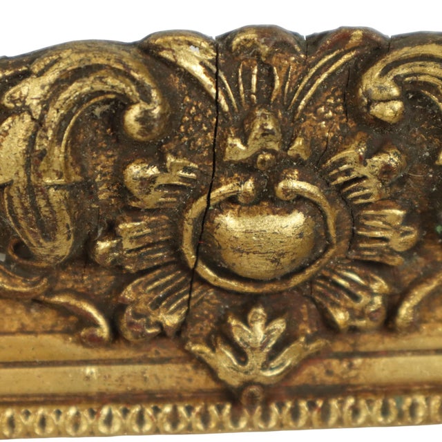 Large Baroque Style Gilt Frame, 1960s For Sale - Image 11 of 18