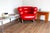 Vintage Red Leather Lounge Chair by Eileen Gray, 1980s For Sale - Image 14 of 18