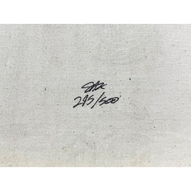 2000 - 2009 Steve Kaufman, One Hundred Dollar Bill (Stretched Hand Signed Embellished Canvas) For Sale - Image 5 of 5