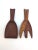 1950s Danish Teak Wood Salad Utensils, a Pair For Sale - Image 9 of 11