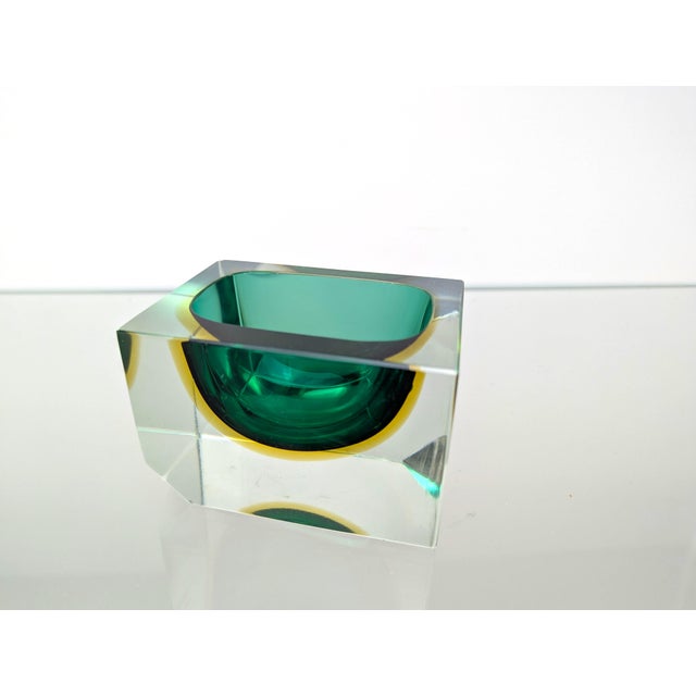 Sommerso Murano Ashtray by Flavio Poli and Alessandro Mandruzzato for Seguso Vetri d'Arte, Italy, 1960s For Sale - Image 12 of 18