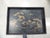 Black Vintage Black Lacquered Top Chinoiserie Style Tray Table For Sale - Image 8 of 14