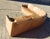Three-Piece Modular Light Brown Leather Sofa with Decorative Stitching, 1970s For Sale - Image 4 of 7