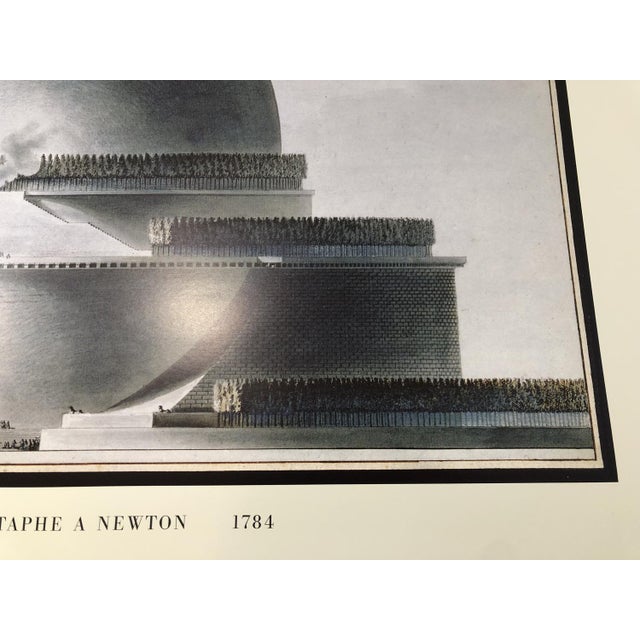 Cenotaph à Newton Poster by Étienne-Louis Boullée, 1784 For Sale - Image 12 of 14