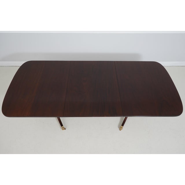 Stickley Duncan Phyfe Mahogany Dining Room Table For Sale - Image 13 of 18