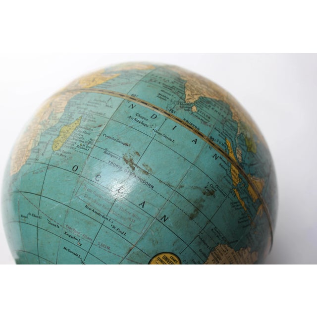 Metal Vintage Cram's Universal Terrestrial 7" Globe - 1937 For Sale - Image 7 of 13