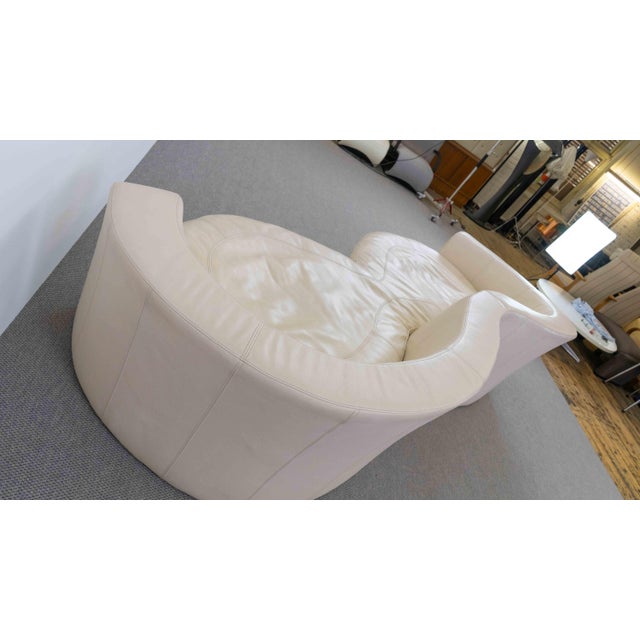 Eves Island Cream Four-Seater Sofa in Leather from Bretz, 2000s For Sale - Image 14 of 18