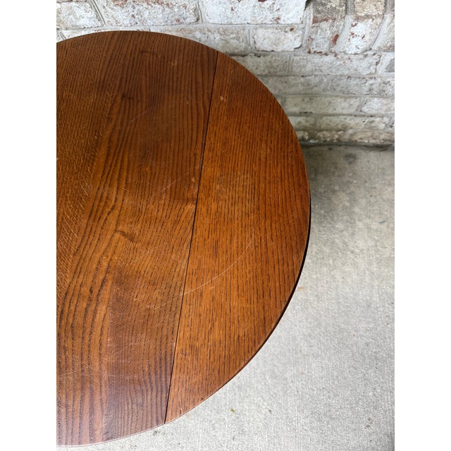 1930s Deco Wooden Side Table For Sale - Image 9 of 11