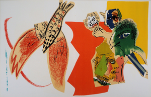 Marc Chagall, Rêve au cirque, Lithograph
