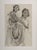 An original vintage figure study of a model draped in fabric with a detail study of face by Anne Neumark. Unsigned but...