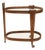 Oval Entertainment Bar Cart For Sale